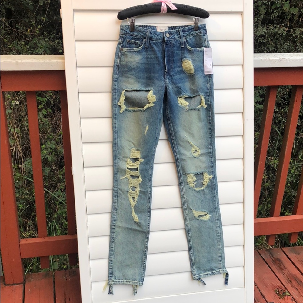 NWT Urban Outfitters Blue Straight Leg Jeans - Picture 3 of 16